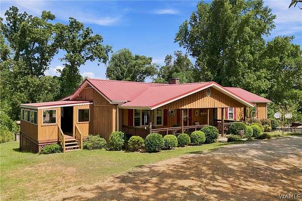 7 Acres of Land with Home for Sale in Marion, Alabama