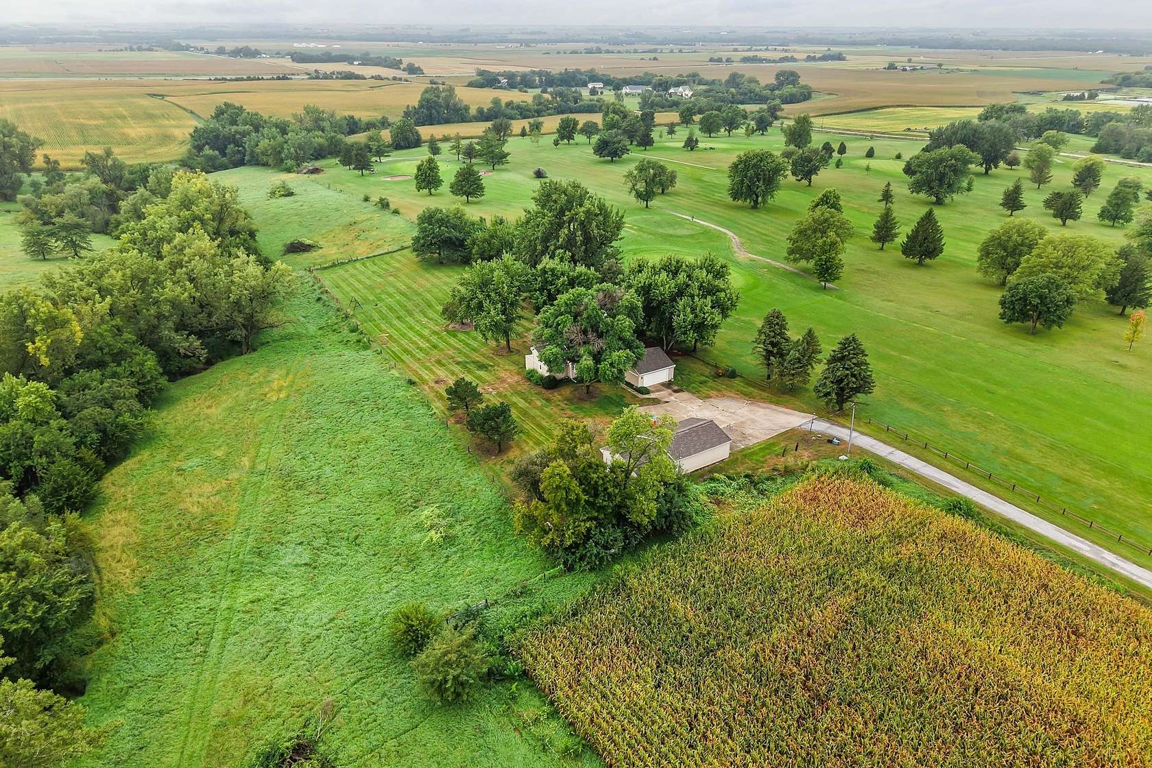 2.25 Acres of Land with Home for Sale in Woodward, Iowa