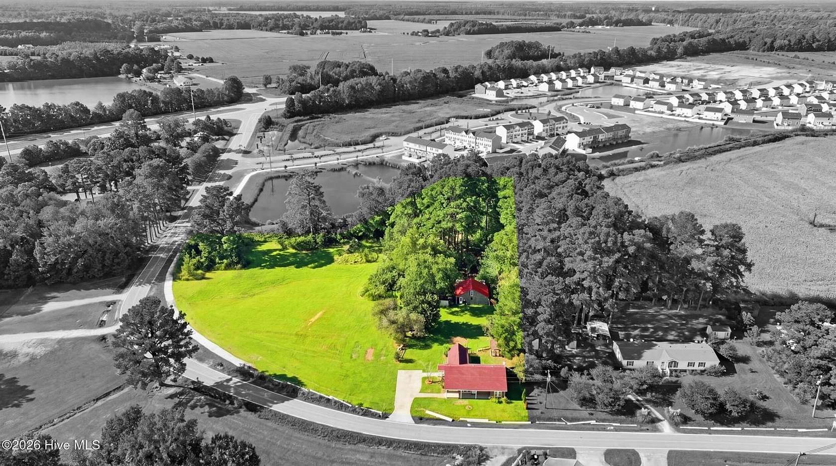 3 Acres of Land with Home for Sale in South Mills, North Carolina