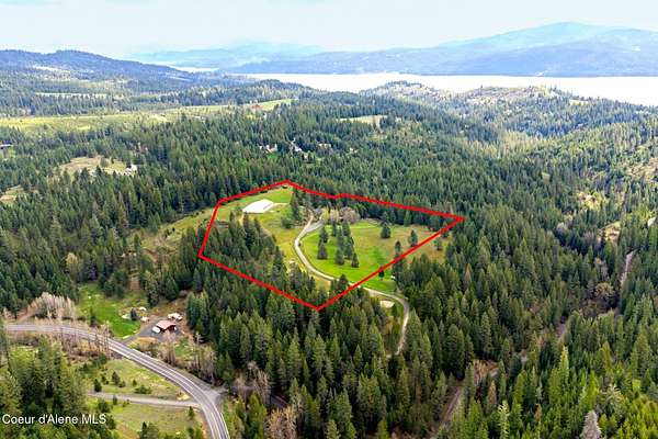 12.3 Acres of Land with Home for Sale in Coeur d'Alene, Idaho