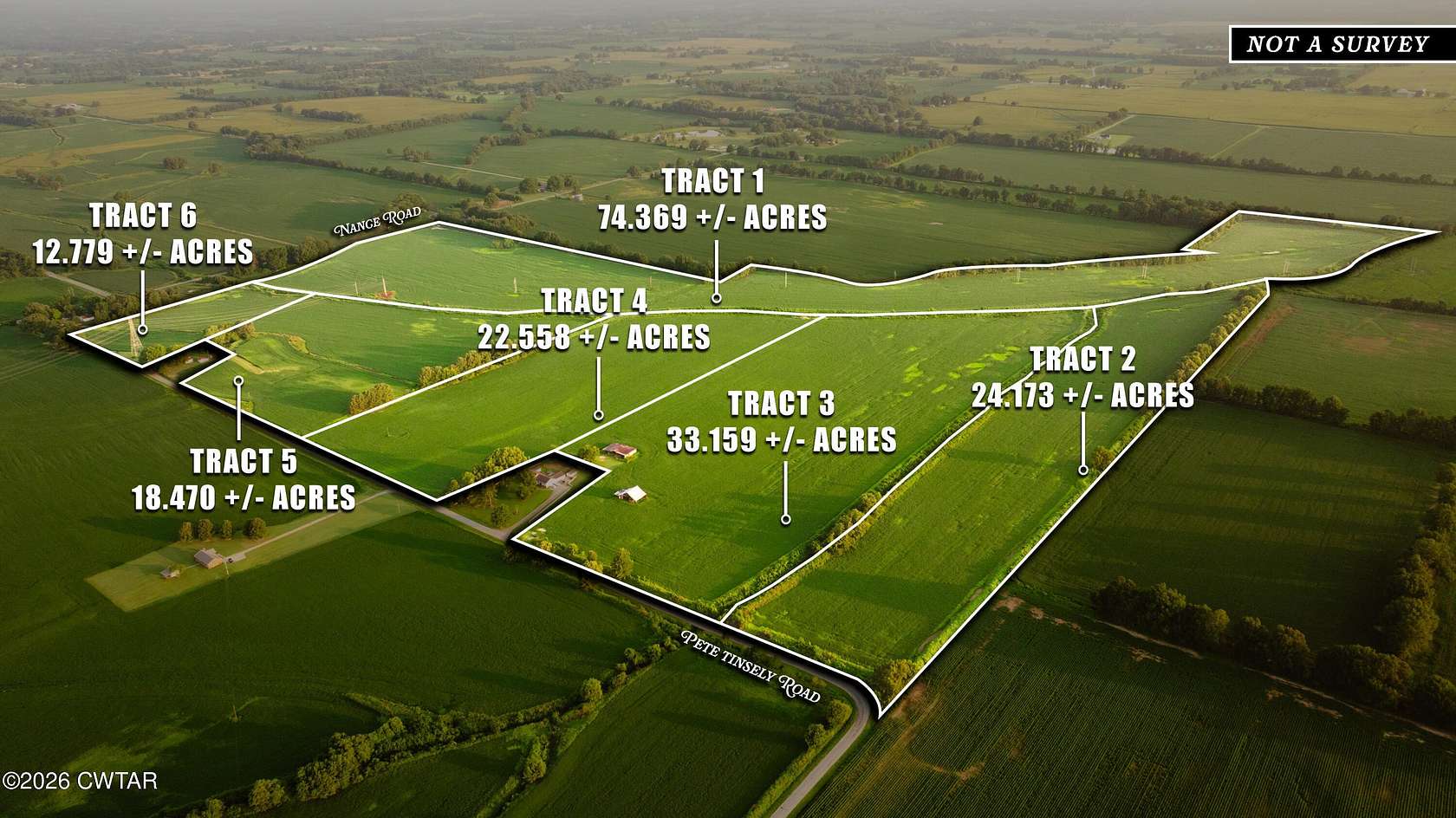 311 Acres of Agricultural Land for Auction in Alamo, Tennessee