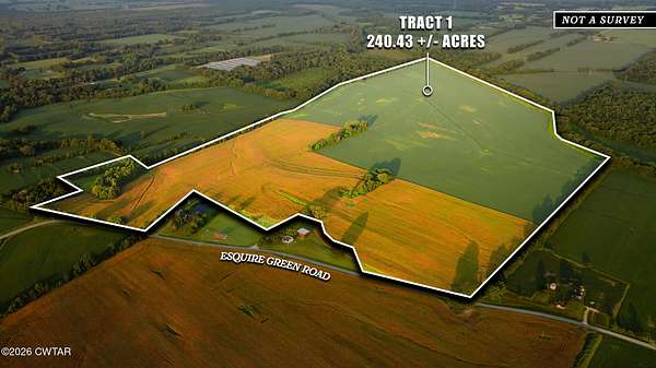 359 Acres of Agricultural Land for Auction in Dyer, Tennessee