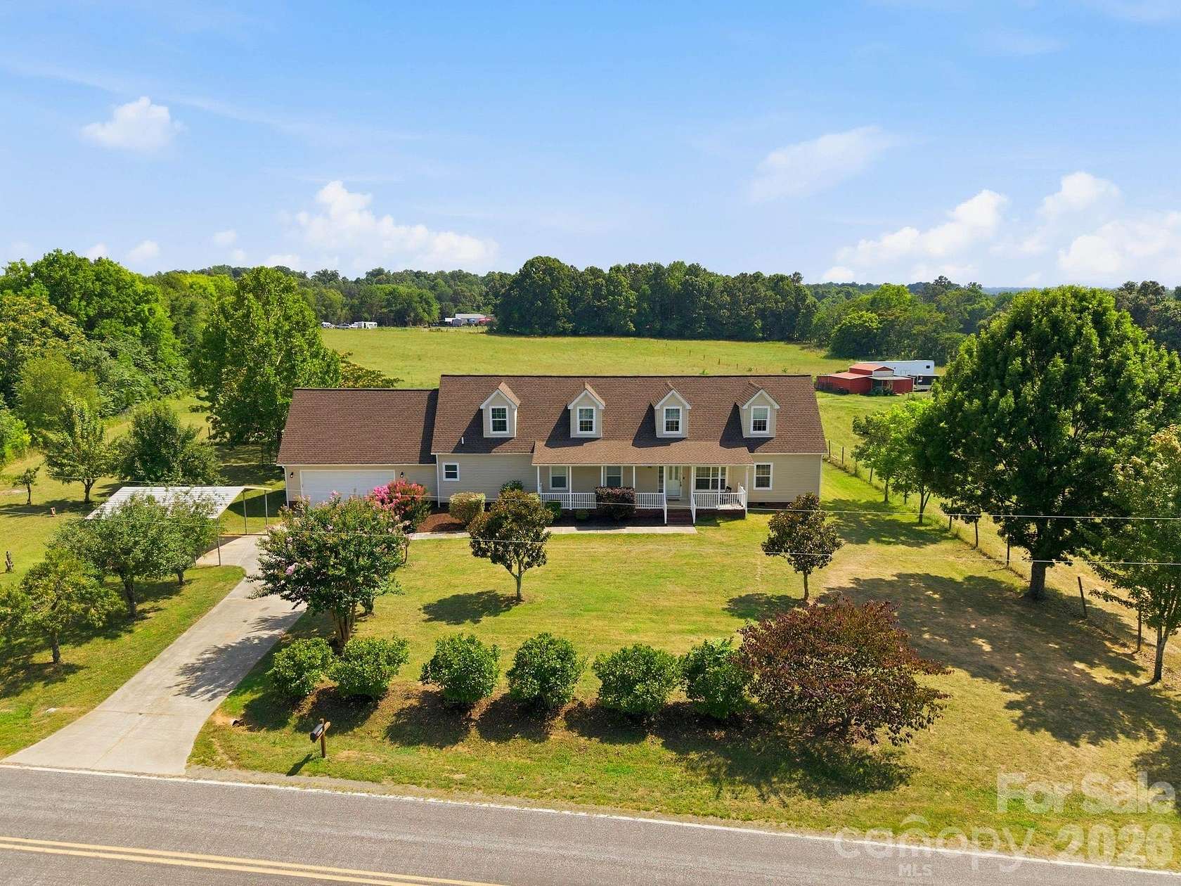 11.4 Acres of Land with Home for Sale in Salisbury, North Carolina