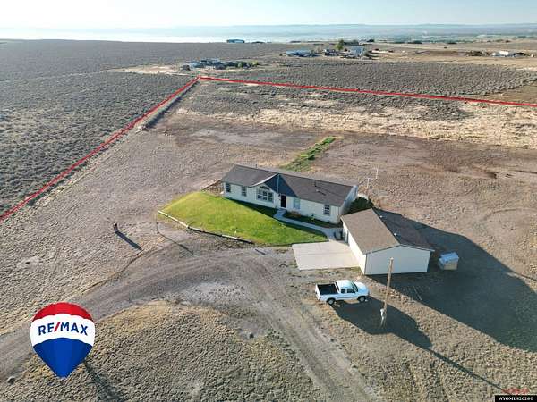 5.35 Acres of Land with Home for Sale in Riverton, Wyoming