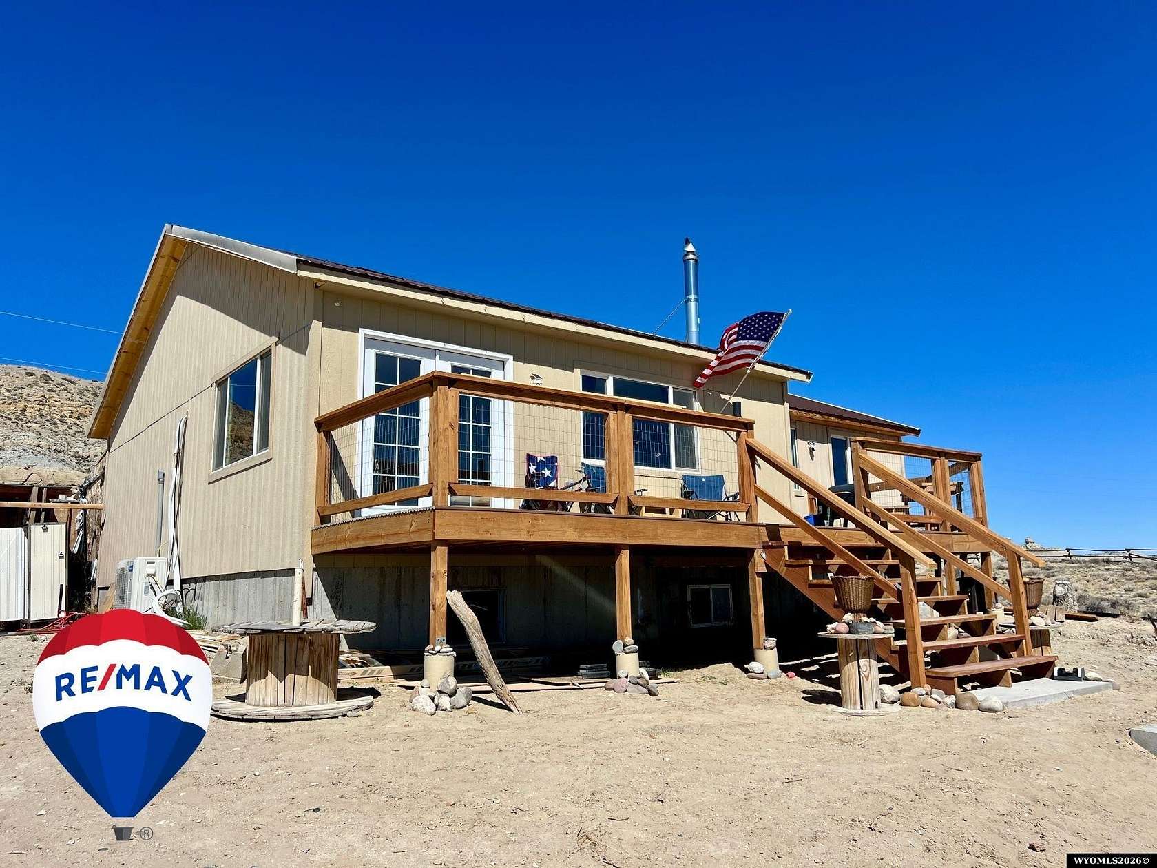 4.38 Acres of Land with Home for Sale in Riverton, Wyoming