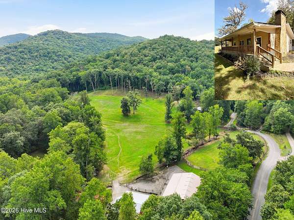 14.9 Acres of Land with Home for Sale in Hayesville, North Carolina