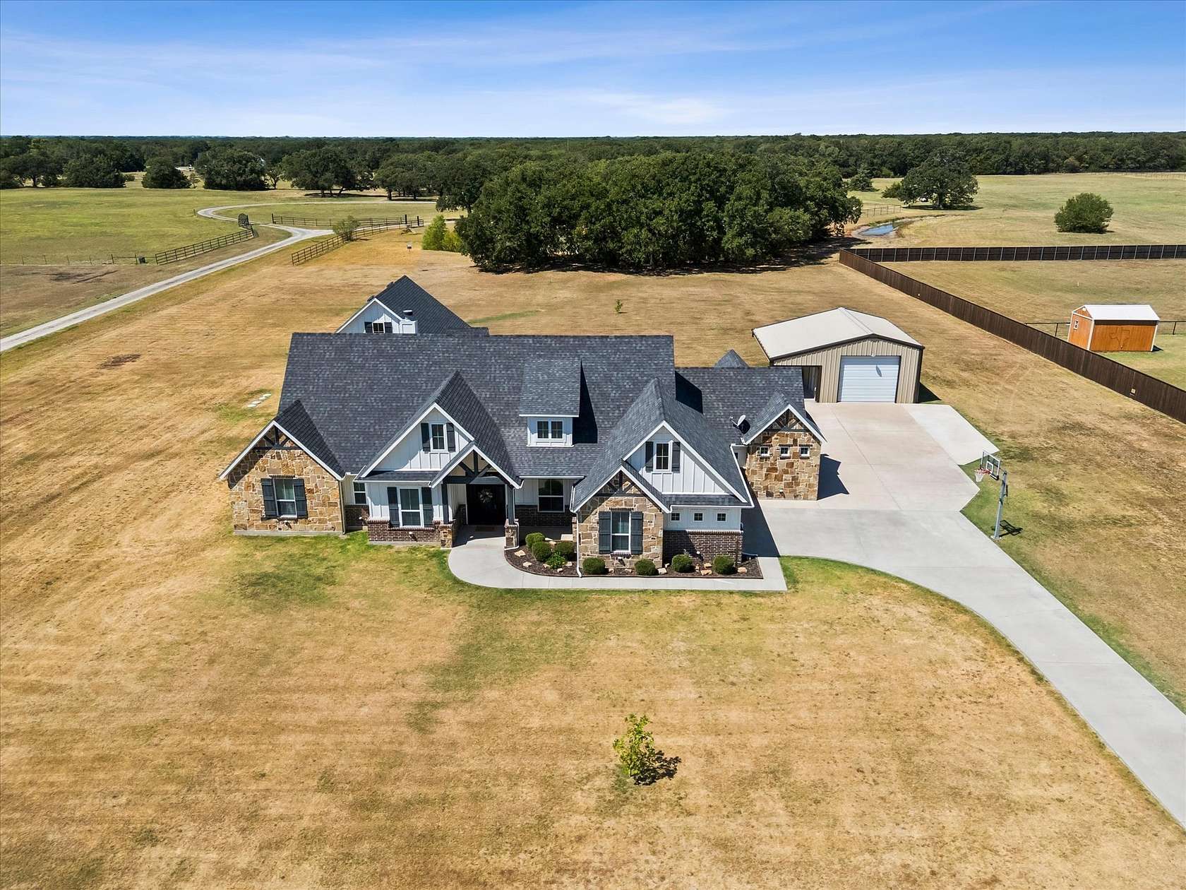 2.15 Acres of Land with Home for Sale in Quinlan, Texas