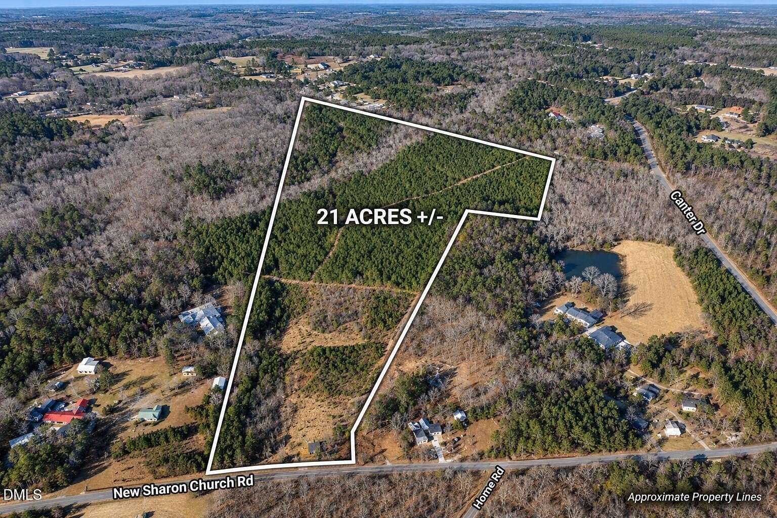 22.4 Acres of Land with Home for Sale in Hillsborough, North Carolina