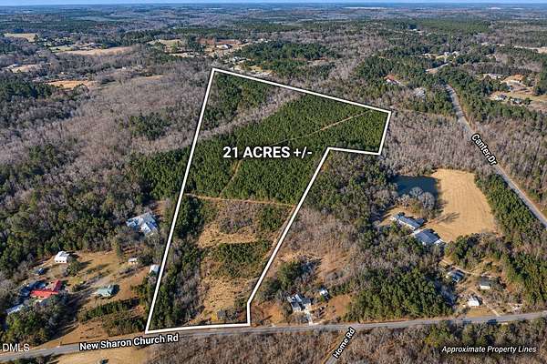 22.4 Acres of Land with Home for Sale in Hillsborough, North Carolina