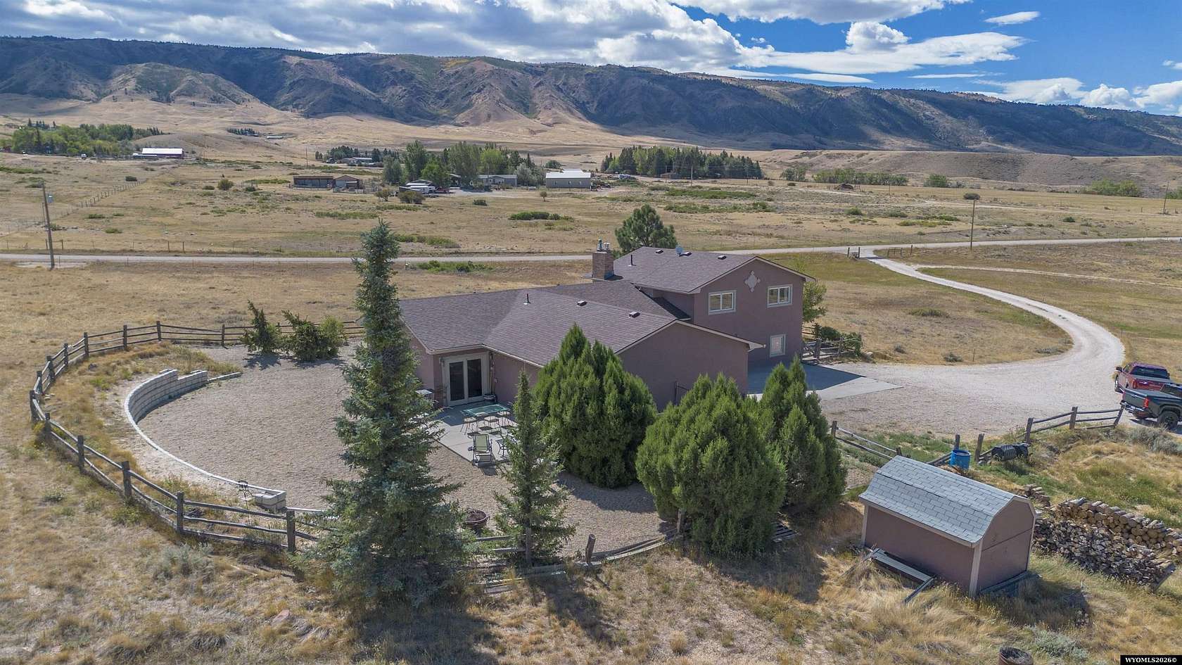 16.9 Acres of Land with Home for Sale in Casper, Wyoming