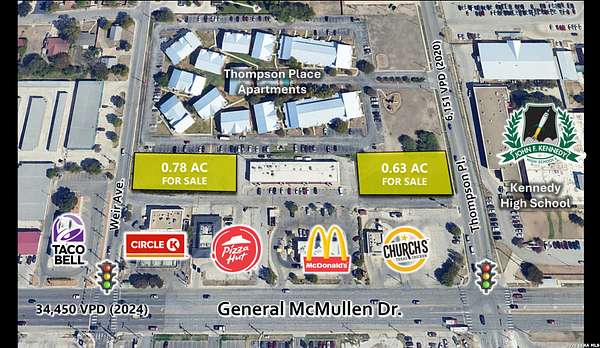 1.4 Acres of Mixed-Use Land for Sale in San Antonio, Texas