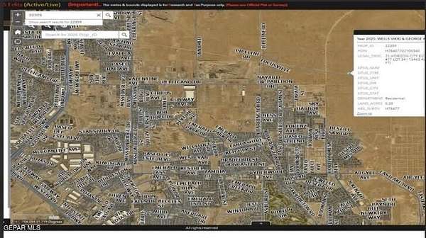 0.36 Acres of Residential Land for Sale in El Paso, Texas