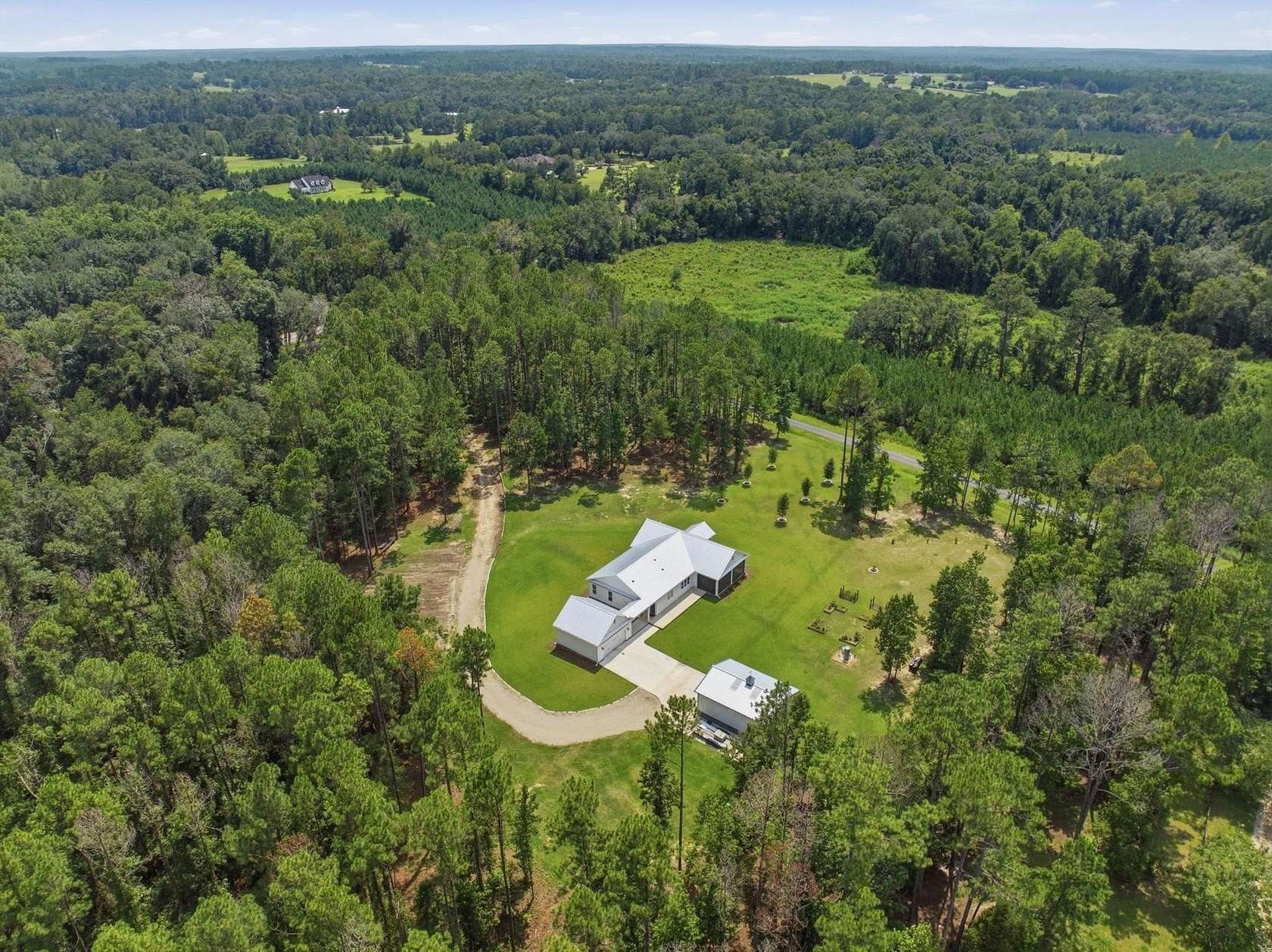 10.9 Acres of Land with Home for Sale in Monticello, Florida