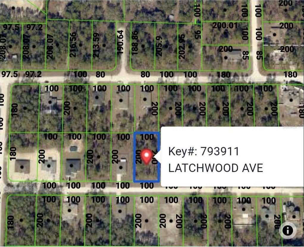 0.48 Acres of Residential Land for Sale in Weeki Wachee, Florida
