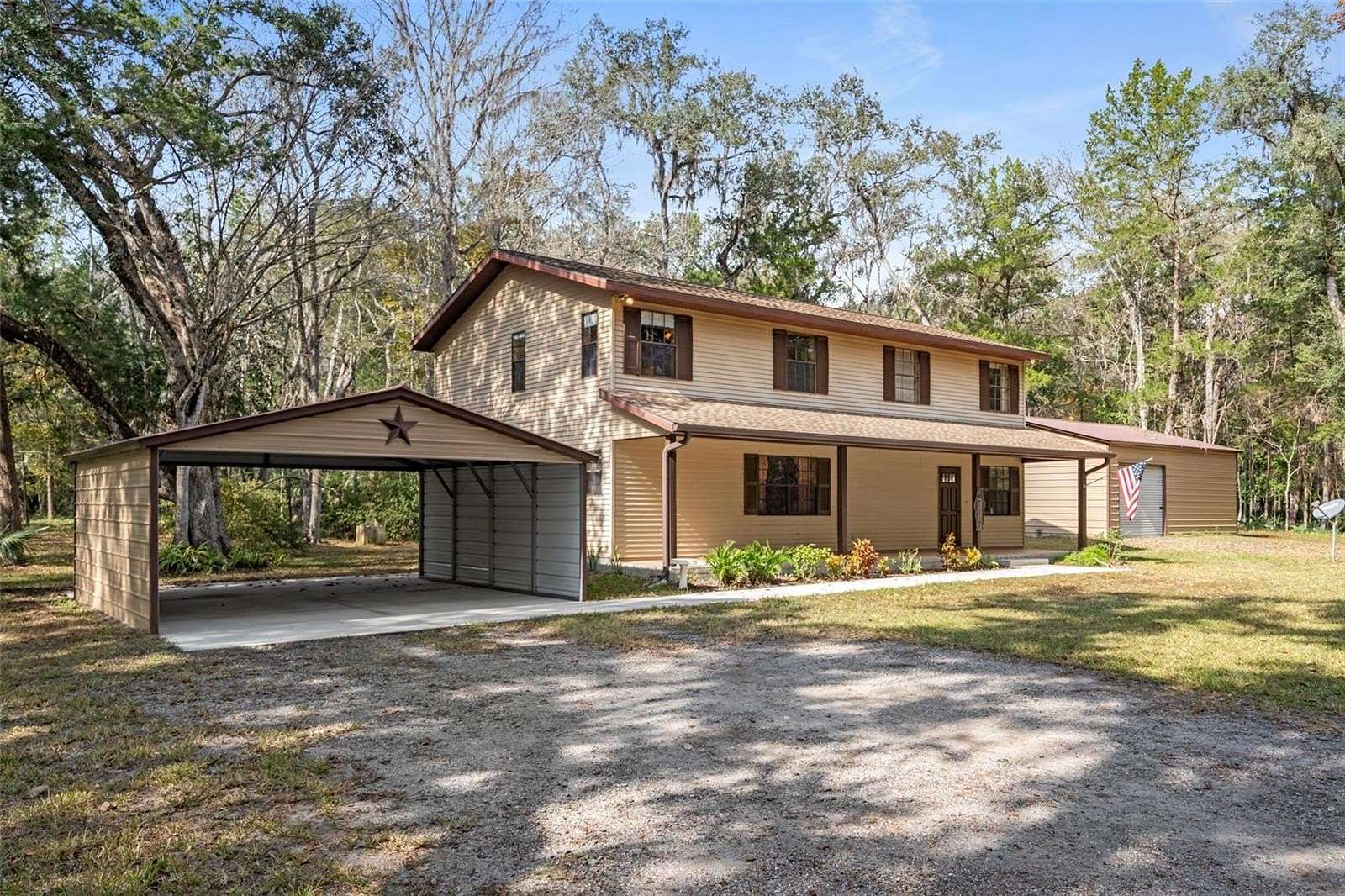 4.8 Acres of Land with Home for Sale in Brooksville, Florida