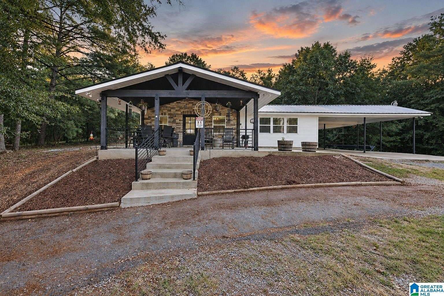 8.78 Acres of Land with Home for Sale in Remlap, Alabama