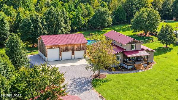2.76 Acres of Land with Home for Sale in Seymour, Tennessee