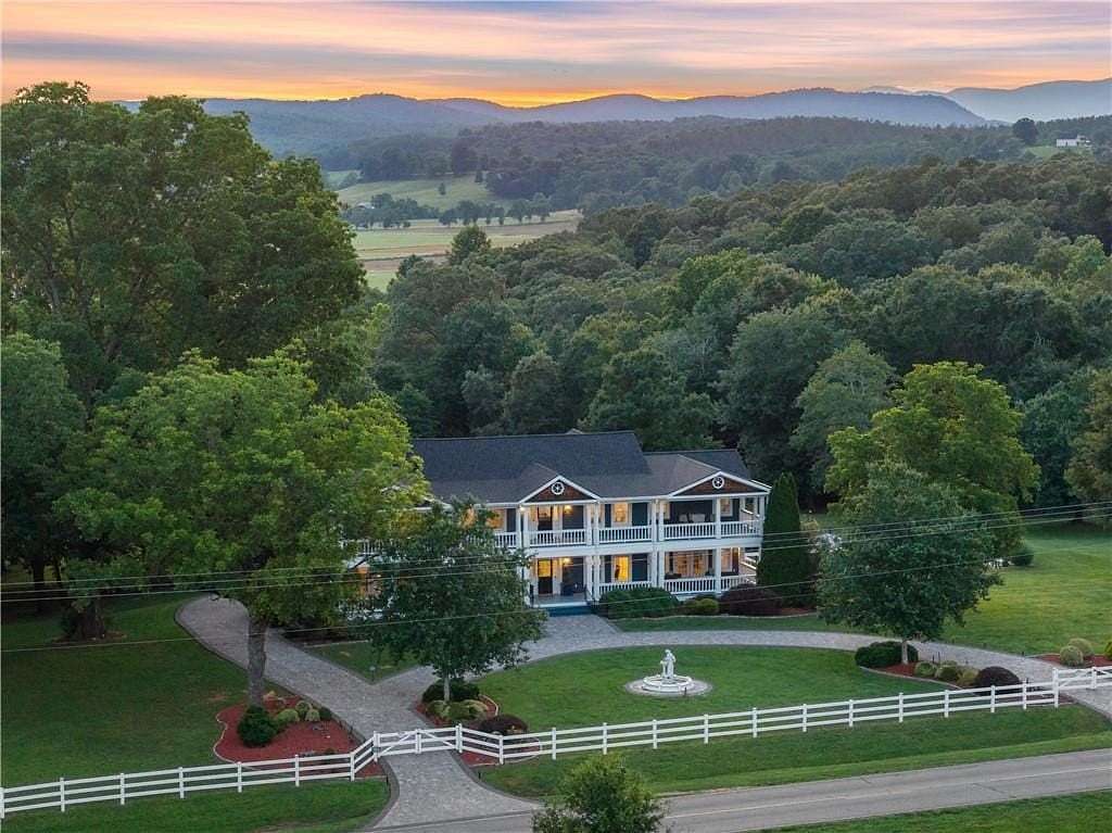 8.56 Acres of Land with Home for Sale in Clarkesville, Georgia