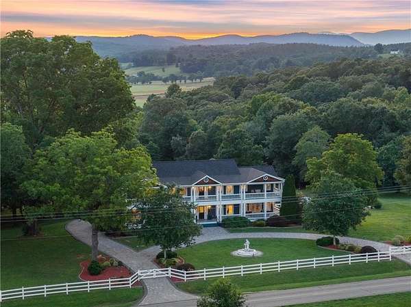 8.56 Acres of Land with Home for Sale in Clarkesville, Georgia