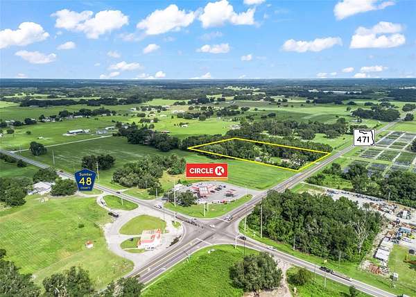4.62 Acres of Mixed-Use Land for Sale in Bushnell, Florida