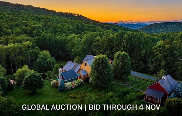 12 Acres of Land with Home for Auction in Barnard, Vermont
