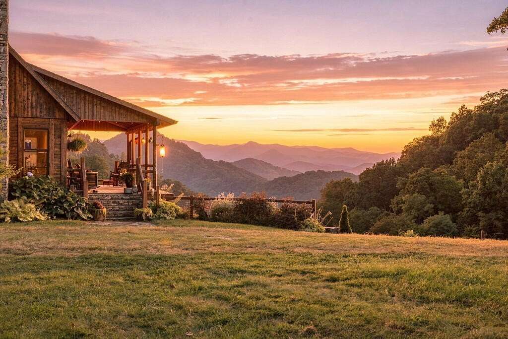 76.4 Acres of Land with Home for Sale in Clyde, North Carolina