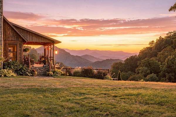76.4 Acres of Land with Home for Sale in Clyde, North Carolina
