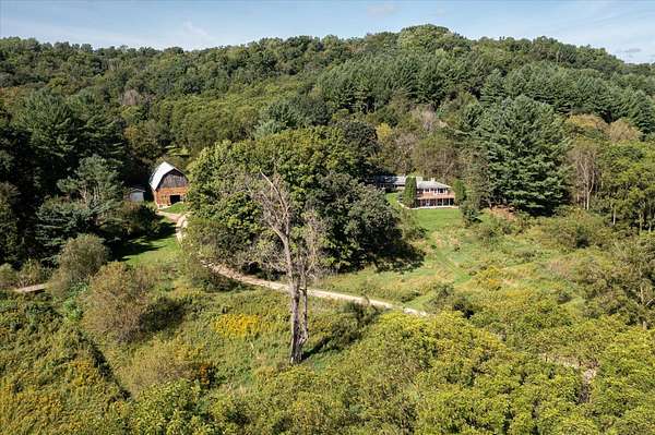 111 Acres of Recreational Land with Home for Sale in Viola, Wisconsin