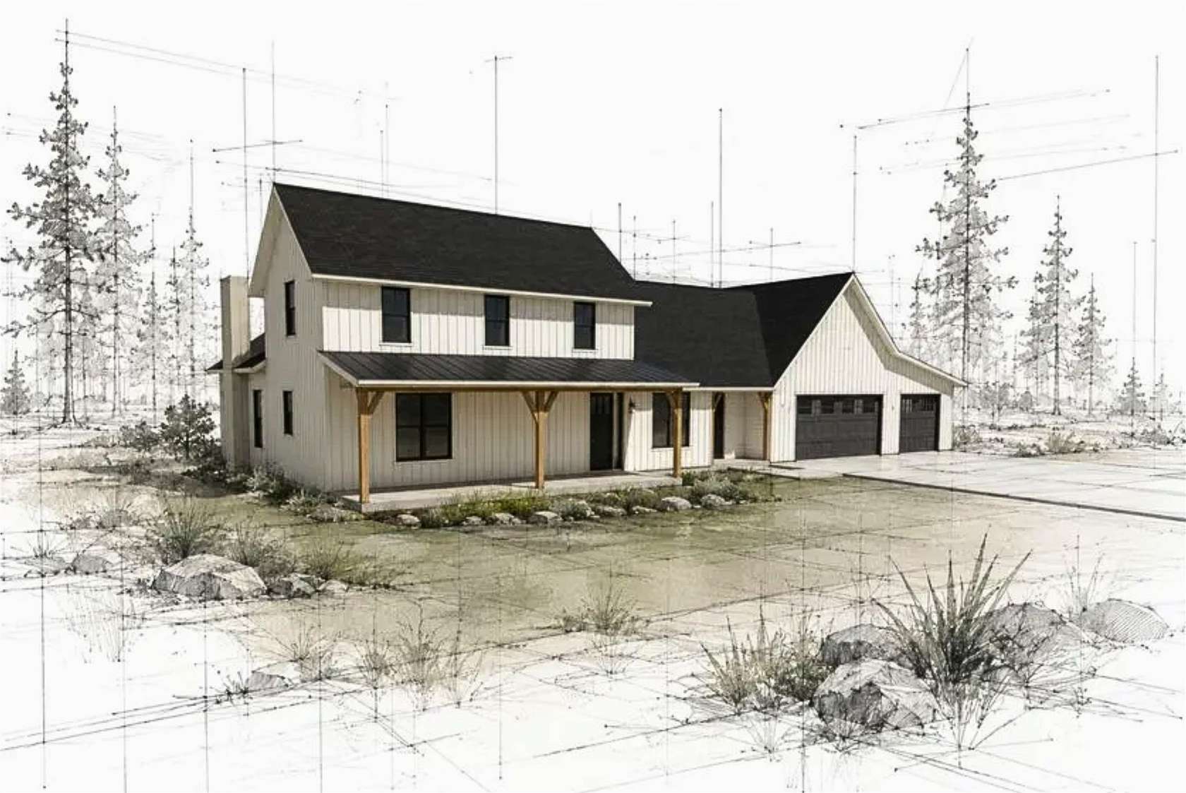 5 Acres of Land with Home for Sale in Huson, Montana