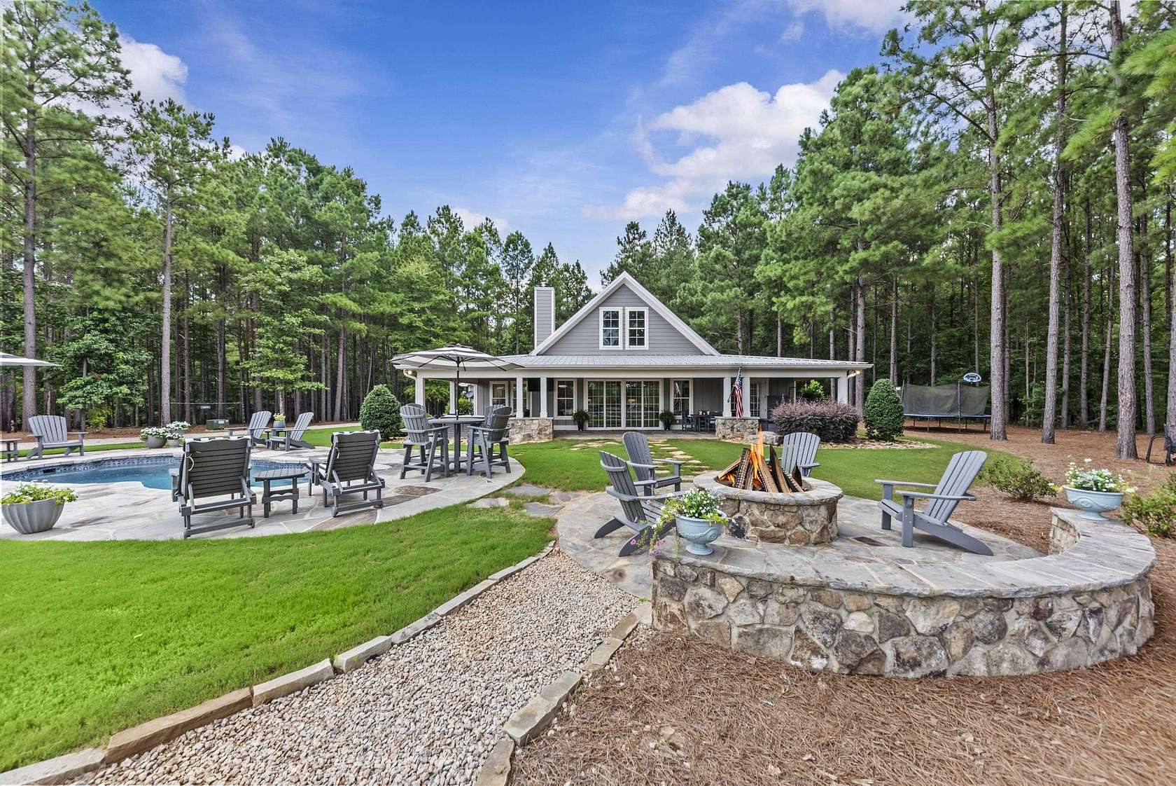 24 Acres of Recreational Land with Home for Sale in Eatonton, Georgia