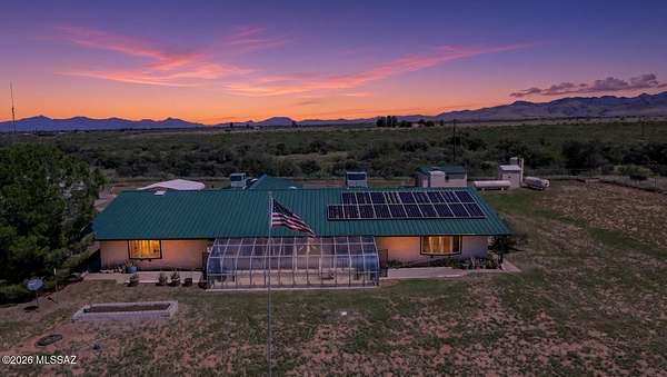 20.1 Acres of Recreational Land with Home for Sale in Pearce, Arizona