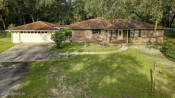2.34 Acres of Land with Home for Sale in Glen St. Mary, Florida