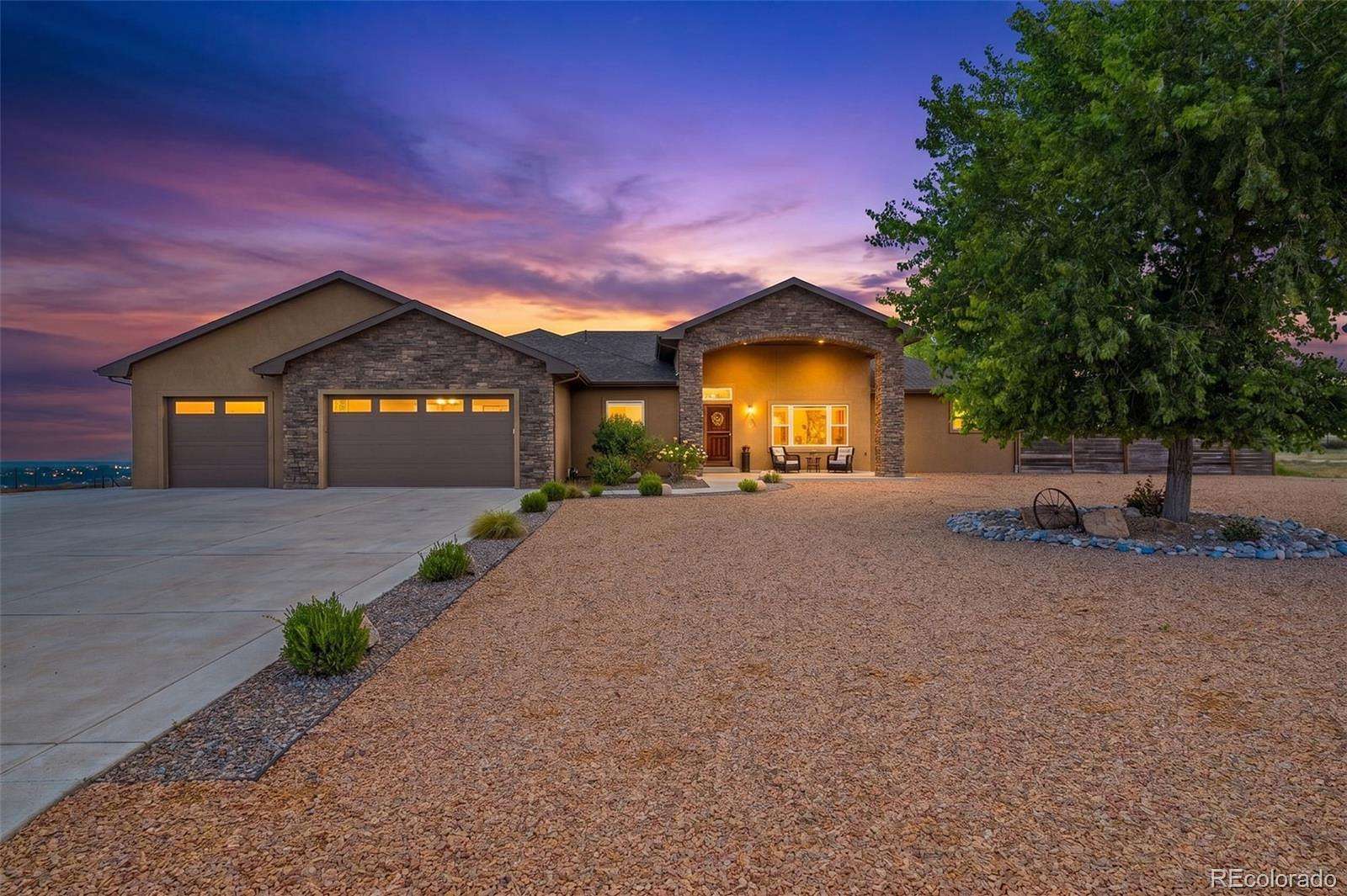 4.85 Acres of Land with Home for Sale in Pueblo West, Colorado