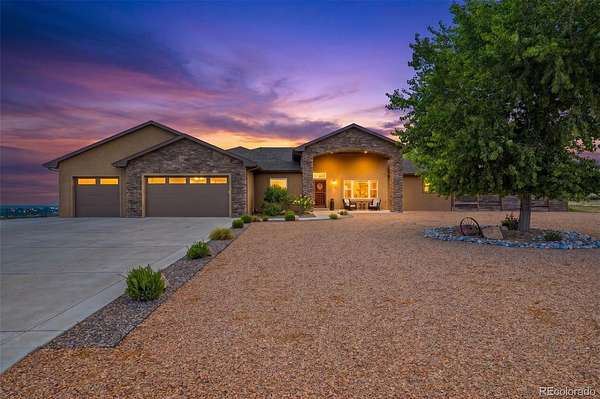 4.85 Acres of Land with Home for Sale in Pueblo West, Colorado