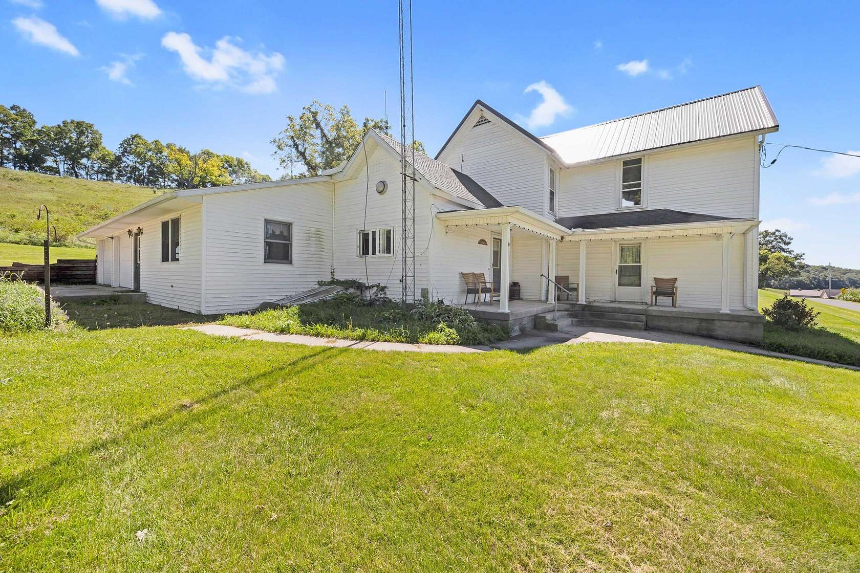 5.5 Acres of Land with Home for Sale in West Liberty, Ohio