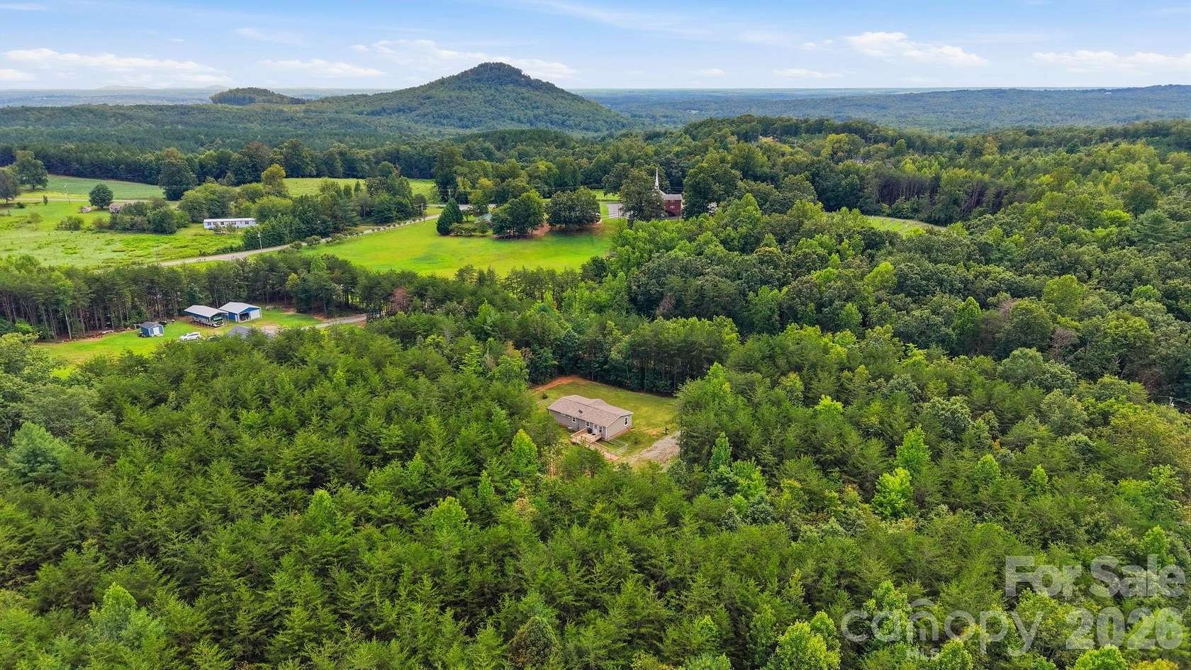 3.57 Acres of Land with Home for Sale in Lawndale, North Carolina