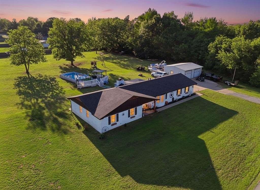 2.46 Acres of Land with Home for Sale in Ninnekah, Oklahoma