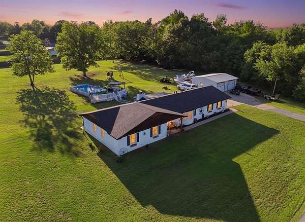 2.46 Acres of Land with Home for Sale in Ninnekah, Oklahoma
