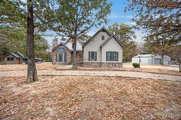20 Acres of Recreational Land with Home for Sale in Crocker, Missouri