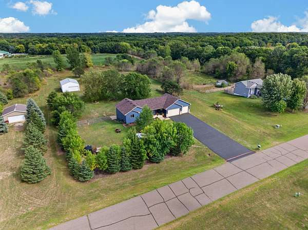 2.5 Acres of Land with Home for Sale in Zimmerman, Minnesota