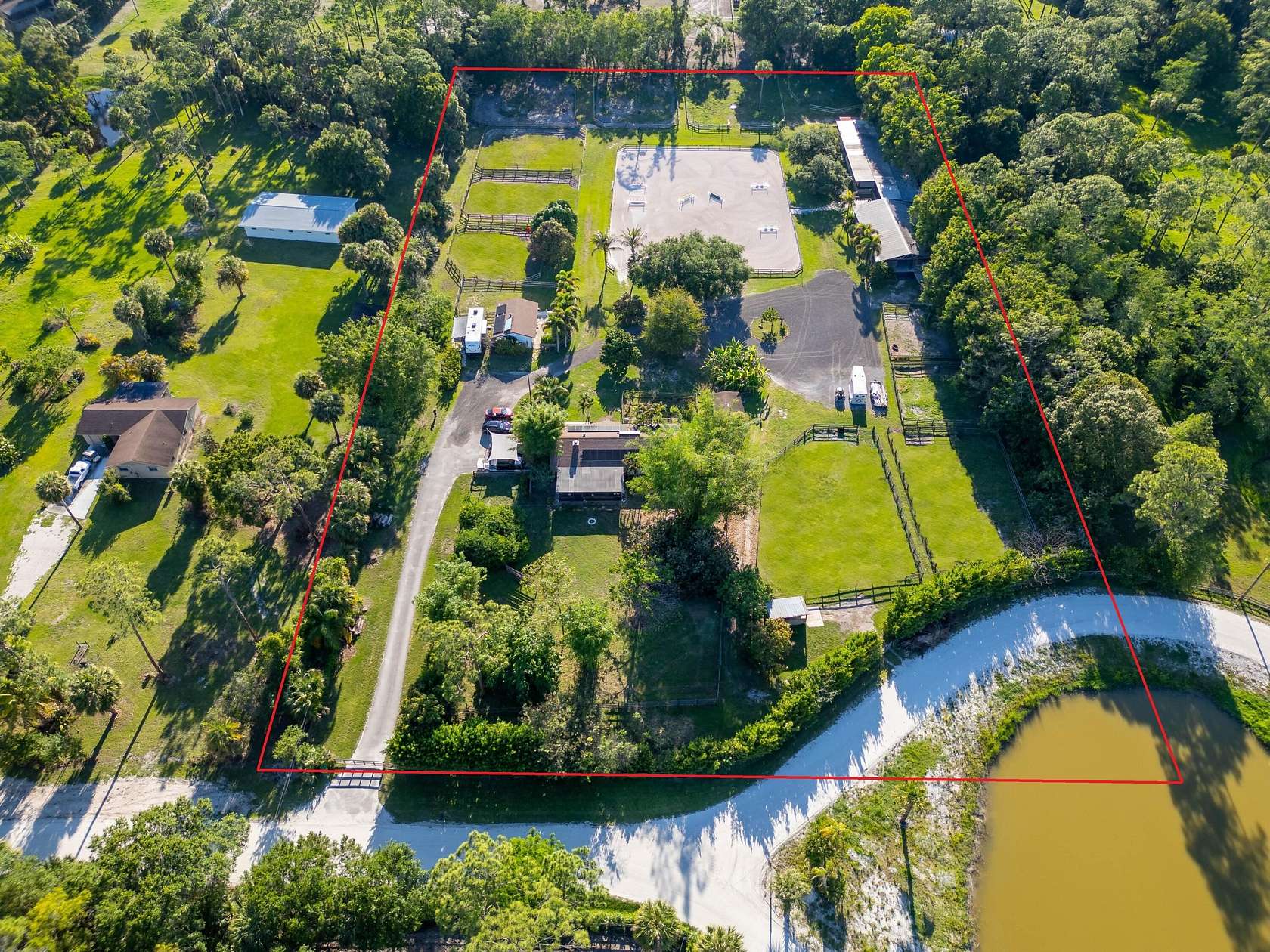 5 Acres of Land with Home for Lease in Loxahatchee Groves, Florida