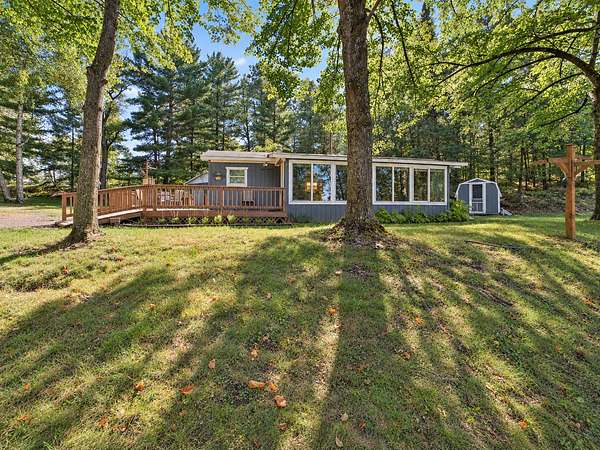 4.48 Acres of Land with Home for Sale in Crosslake, Minnesota