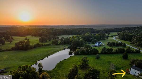 8.13 Acres of Land with Home for Sale in Newnan, Georgia