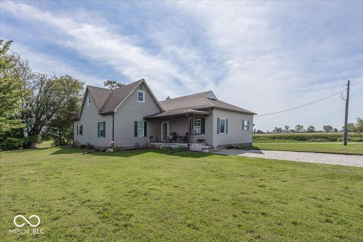 7.36 Acres of Land with Home for Sale in Shirley, Indiana