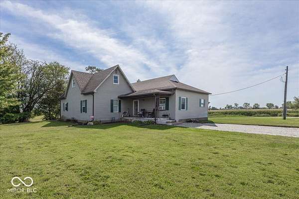 7.36 Acres of Land with Home for Sale in Shirley, Indiana