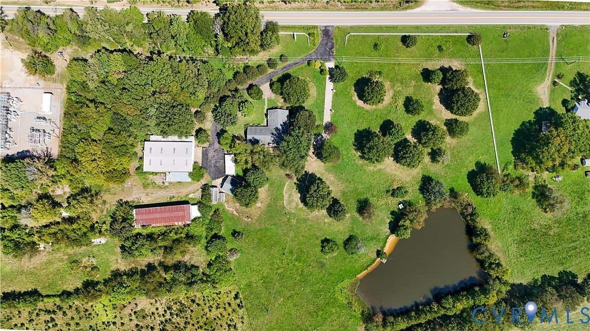 12.9 Acres of Land with Home for Sale in Cumberland, Virginia