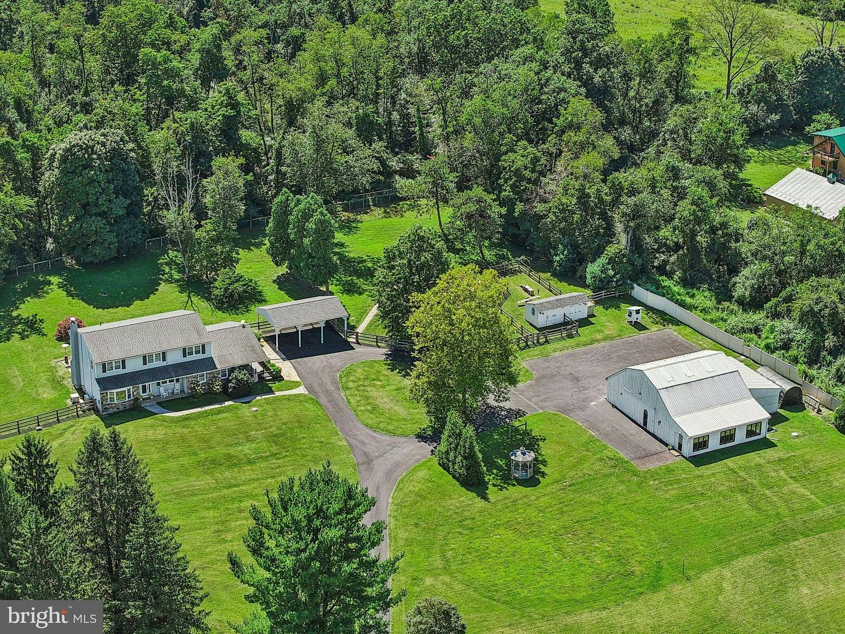 4.5 Acres of Land with Home for Sale in Riegelsville, Pennsylvania