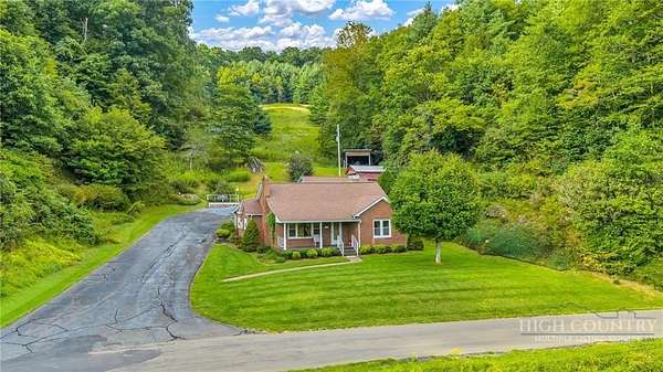 25.3 Acres of Land with Home for Sale in Todd, North Carolina