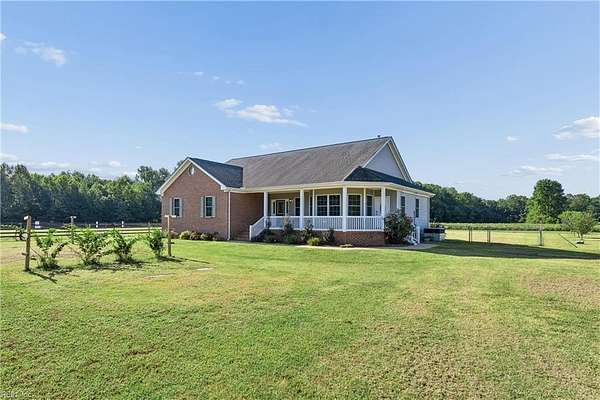 5 Acres of Land with Home for Sale in Smithfield, Virginia