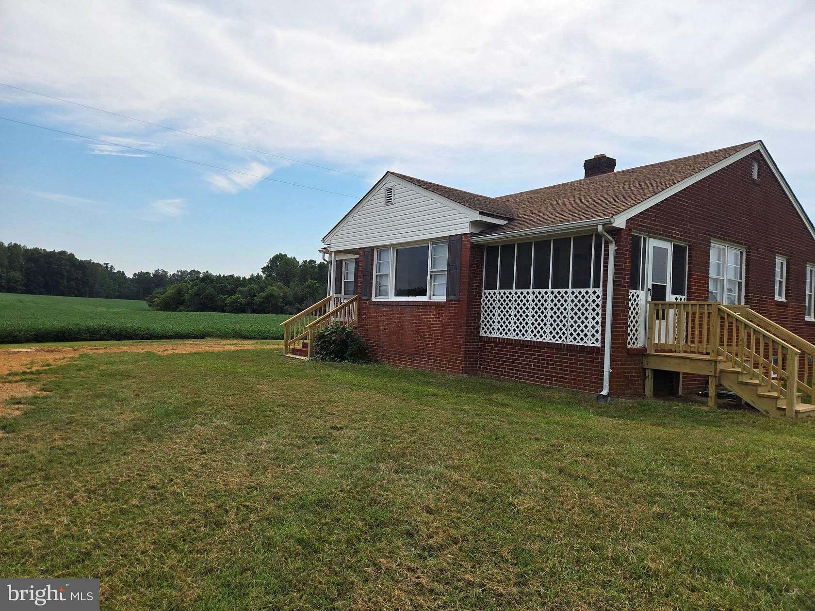 6.79 Acres of Land with Home for Lease in Milford, Virginia